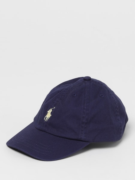 Cappello Polo Ralph Lauren in cotone con logo ricamato
