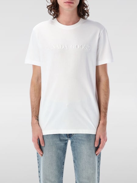 Canada Goose: T-shirt in cotone con logo Canada Goose