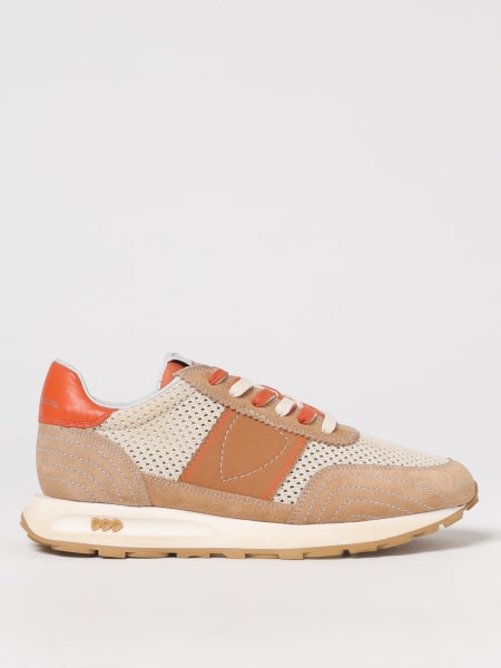 Philippe Model: Sneakers Running Tour Philippe Model in camoscio e mesh traforato