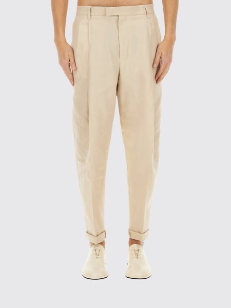 Pantalone classico Dolce & Gabbana in lino