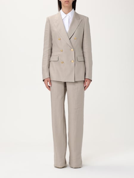 セットアップ TAGLIATORE Women Suit Set TPARIGI12BAD 340021EA812 Beige Tagliatore Suit for Women SS25 | GIGLIO.COM