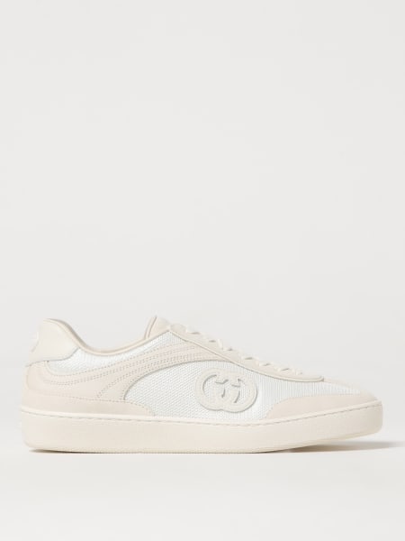 Gucci: Sneakers G74 Gucci in camoscio e mesh