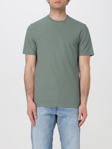 Tシャツ・カットソー ZANONE LIGHT BLUE COTTON T-SHIRT Zanone - Slim-fit IceCotton T-Shirt - light blue – Slowear