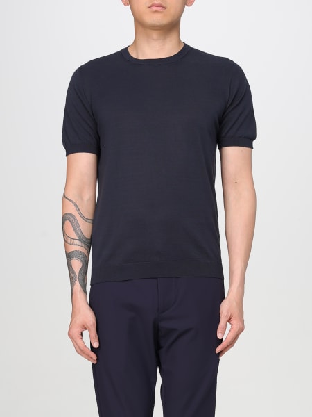 Tシャツ・カットソー Drumohr SS25 SHORT SLEEVES ROUND NECK T-SHIRT (D0GN100 120) Drumohr T-shirt for Men SS25 | GIGLIO.COM