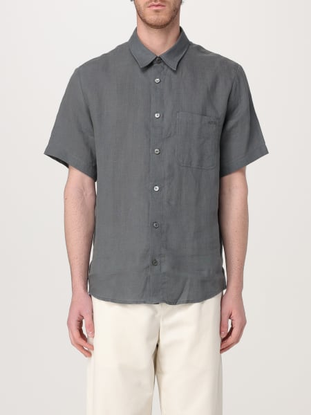 A.P.C.: Camicia classica A.P.C. in lino