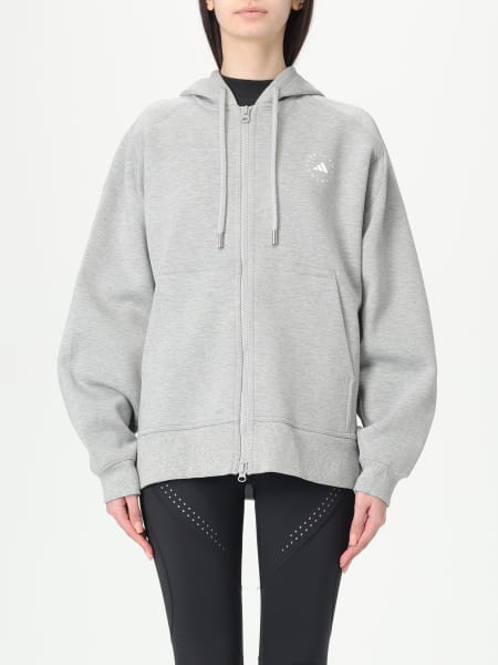 Felpa Adidas: Felpa con cappuccio e logo Adidas by Stella McCartney