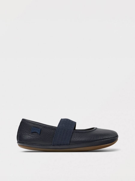 Ballerina Right Camper in pelle a grana >