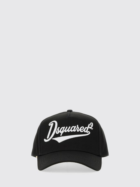 Cappello Dsquared2 in cotone con logo ricamato