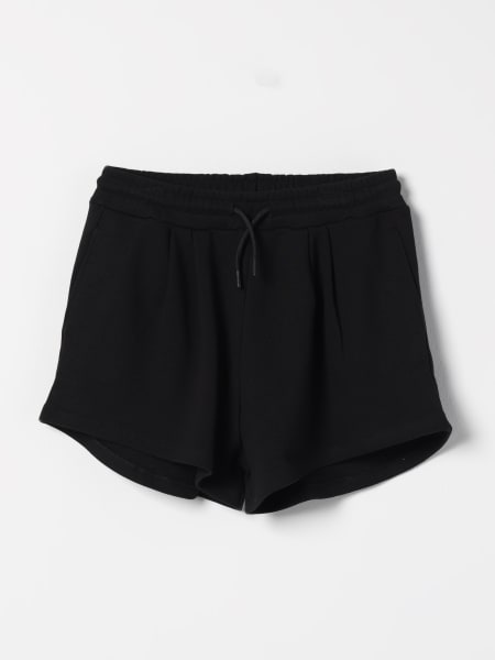 MSGM Kids cotton jogging shorts with logo