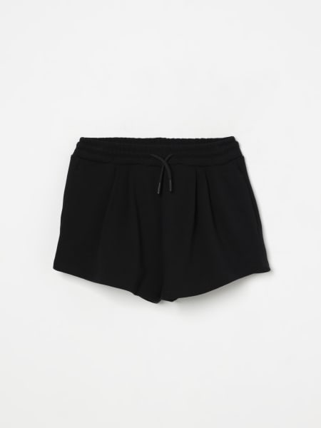 MSGM Kids cotton jogging shorts with logo