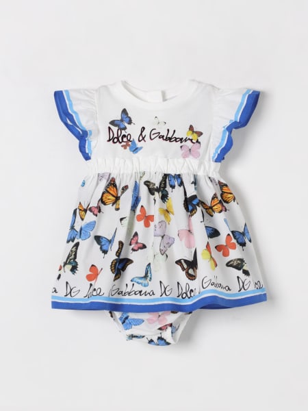 Dolce & Gabbana: Dolce & Gabbana jersey dress with butterfly print