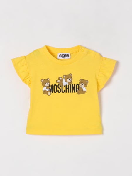 T-shirt in cotone con stampa Teddy Moschino