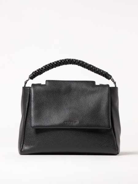 ハンドバッグ ORCIANI Woman Handbag Tobacco BT2006SCB SIGARO ORCIANI: Handbag woman - Black | Orciani handbag BT2006SCB