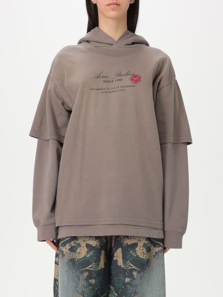 Felpa double-layer Acne Studios in cotone