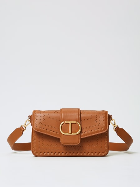 Twinset: Borsa Amie Twinset in pelle traforata