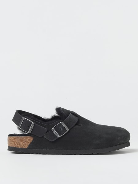 Sabot Tokio Birkenstock in camoscio