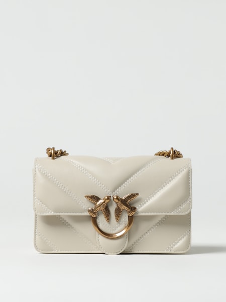Pinko: Pinko quilted leather crossbody bag