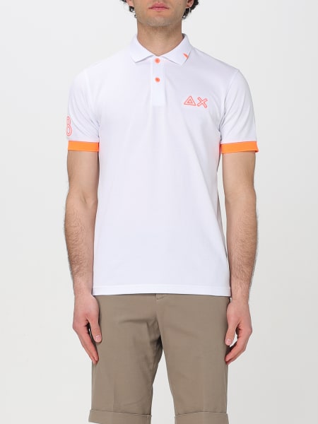 Polo in cotone con logo SUN68