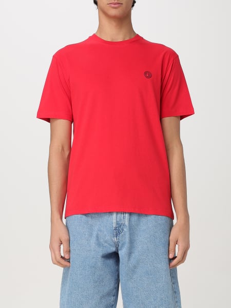 Tシャツ・カットソー SAVE THE DUCK Men T-shirt Red DT0697MBESY14 70018 Save The Duck T-shirt for Men SS25 | GIGLIO.COM