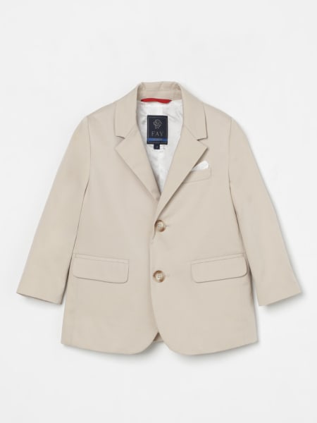 Fay Junior: Blazer a monopetto Fay Junior in cotone