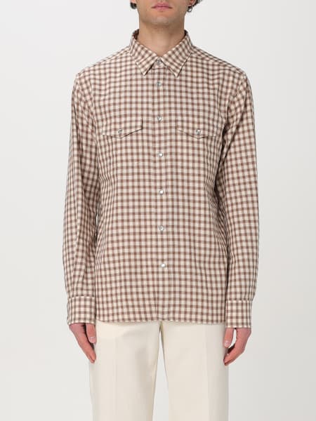 Tom Ford: Camicia casual Tom Ford in cotone vichy