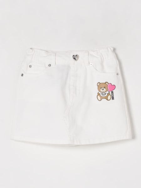 Moschino: Gonna di jeans Teddy Bear Moschino
