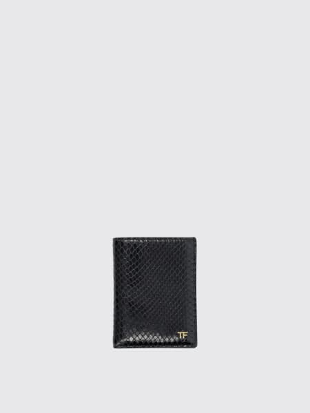 Tom Ford: Portacarte di credito Tom Ford in pelle stampa pitone