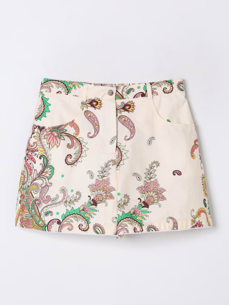 Etro: Pantaloncino Etro in cotone con stampa Paisley