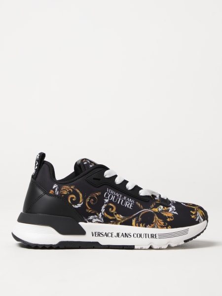 スニーカー VERSACE JEANS COUTURE Woman Sneakers Black 78VA3SAAZSC62 G89 VERSACE JEANS COUTURE: Shoes woman - Black | Versace Jeans