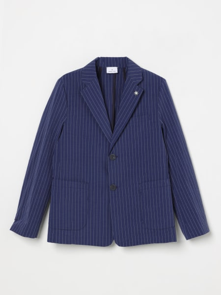 Manuel Ritz: Blazer a monopetto gessato Manuel Ritz