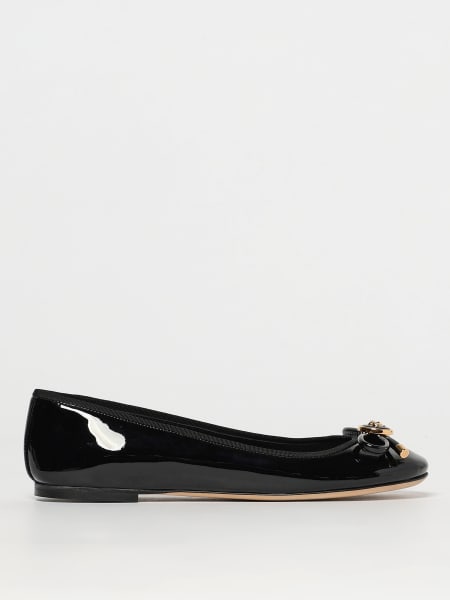 Ballerina Opera Bow Versace in vernice con fiocco >