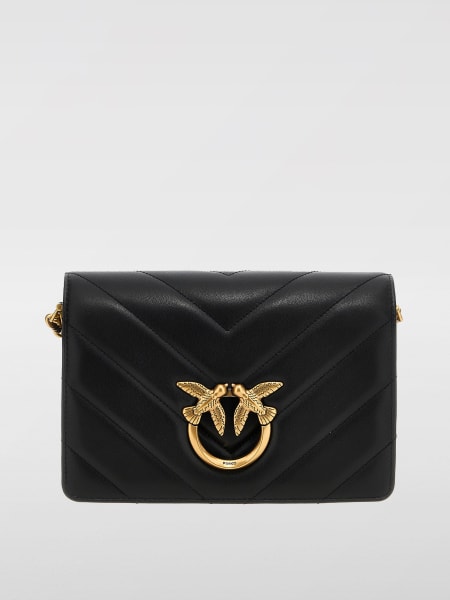 Pinko: Borsa Love Click Classic Pinko in pelle trapuntata chevron