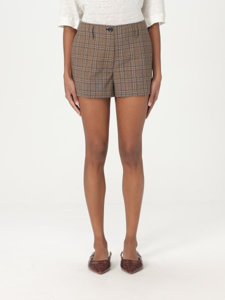 Pinko: Pantaloncino Pinko in misto lana check