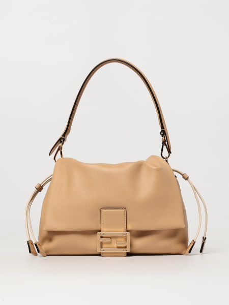 Fendi: Borsa Mamma Baguette Medium Fendi in pelle