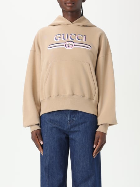 Gucci: Felpa con cappuccio e logo Gucci