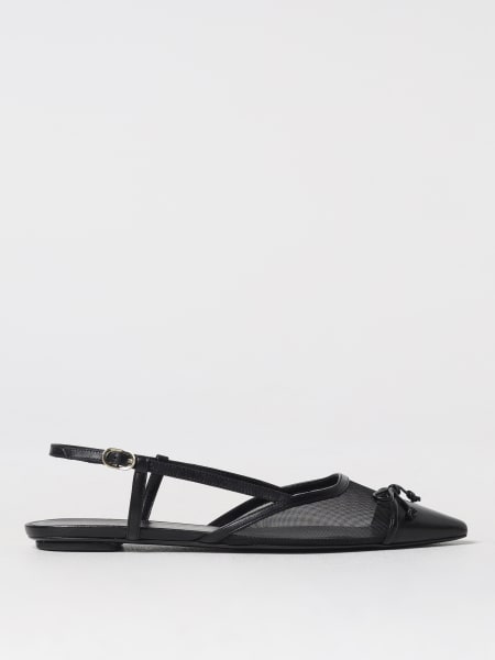 Stuart Weitzman: Ballerina Stuart Weitzman in nylon a rete e nappa