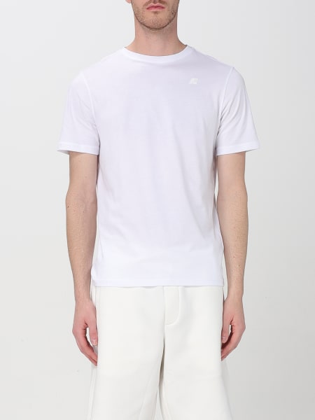 K-Way: T-shirt in jersey di cotone con mini logo K-way