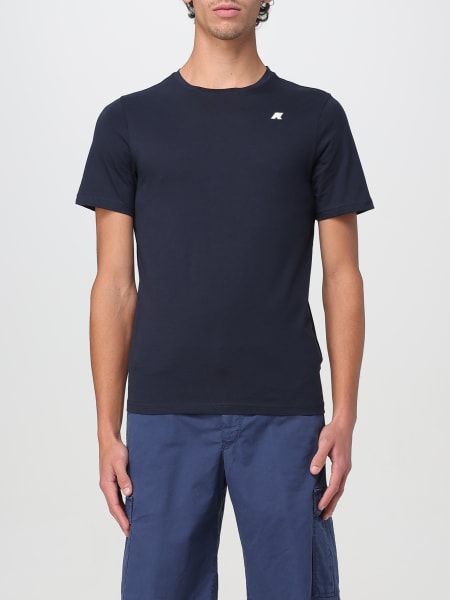 Tシャツ・カットソー K-WAY Men T-shirt Violet K1125BW X71 K-Way メンズTシャツ SS25 | GIGLIO.COM