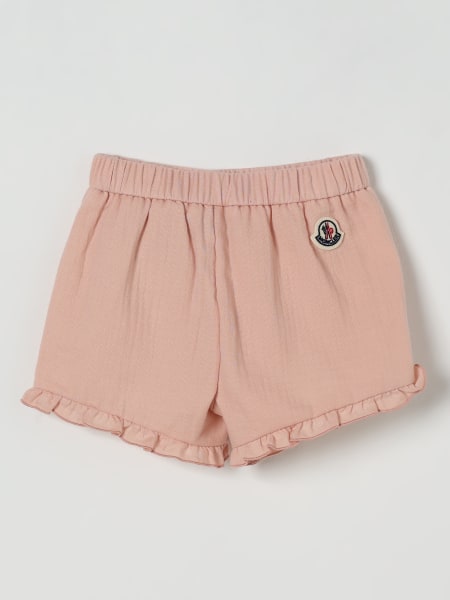 Moncler: Pantaloncino jogging in cotone Moncler