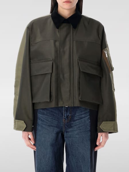 ジャケット SACAI Woman Jacket Kaki 2507881 515 SACAI: women's jacket - Kaki | Sacai jacket 2507881 online
