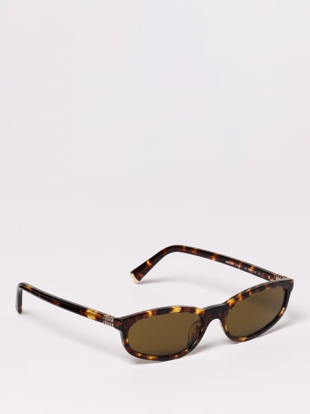 Occhiali da sole in acetato tartarugato Miu Miu