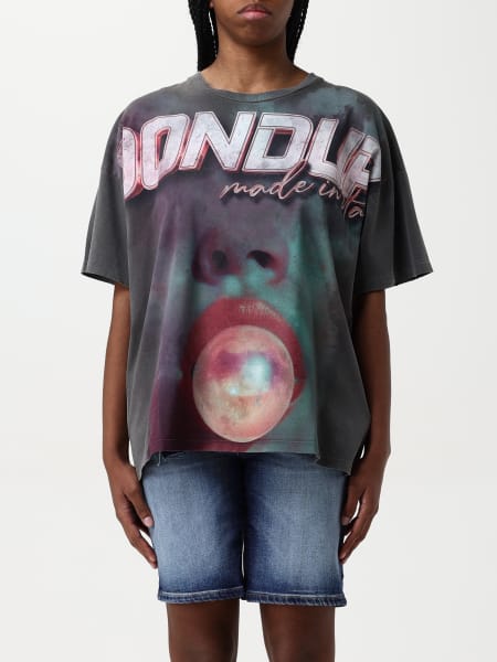 Tシャツ・カットソー DONDUP Woman T-Shirt Grey DS034JF0350DIV4 920 DONDUP: T-shirt woman - Grey | Dondup t-shirt