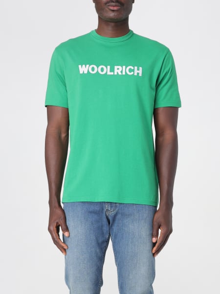 Tシャツ・カットソー WOOLRICH Men T-shirt Green CFWOTE0158MRUT2926 6643 WOOLRICH: T-shirt men - Green | Woolrich t-shirt