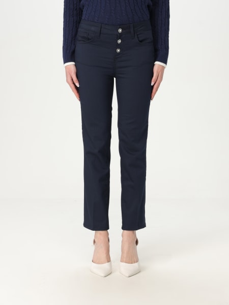 パンツ LIU JO Women Straight Pants TA5198TS964 M9241 Blue LIU •JO | Blue Women's Denim Pants | YOOX