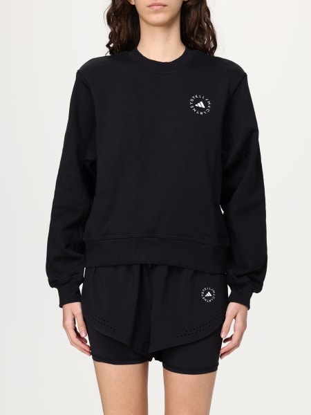 Felpa a girocollo con logo Adidas by Stella McCartney