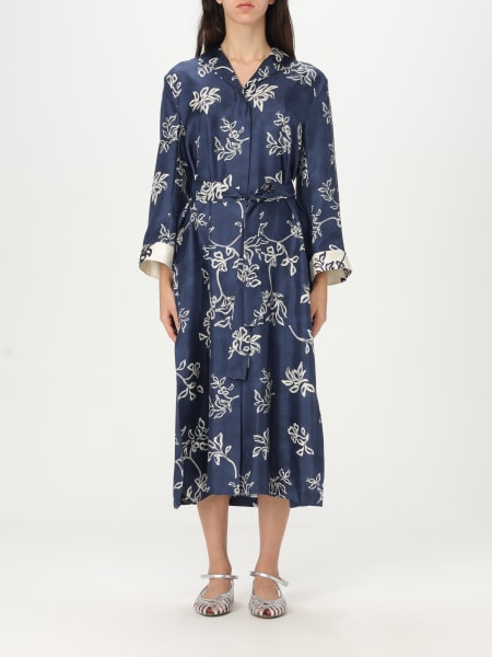 Abito chemisier 'S Max Mara in seta stampato 