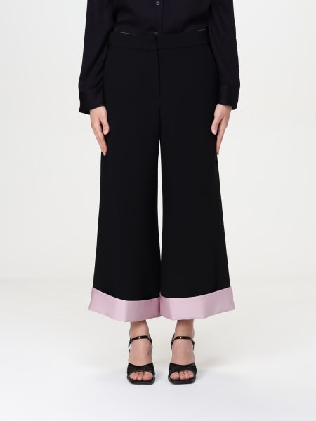 パンツ EMPORIO ARMANI Woman Pants Black EW001587TE14039 UC001 Emporio Armani Pants Woman Color Black In Schwarz | ModeSens