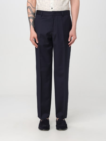 スラックス EMPORIO ARMANI Men Straight Pants EM001505AF13726U8133 BLACK Emporio Armani Outlet: Suit men - Black | Emporio Armani