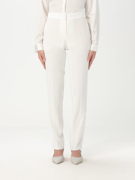 パンツ EMPORIO ARMANI Woman Pants White EW001591TE10419 U0006 EMPORIO ARMANI: Pants woman - White | Emporio Armani pants