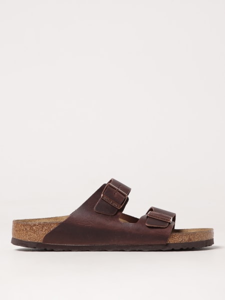 Sandalo Arizona Birkenstock in pelle oliata >